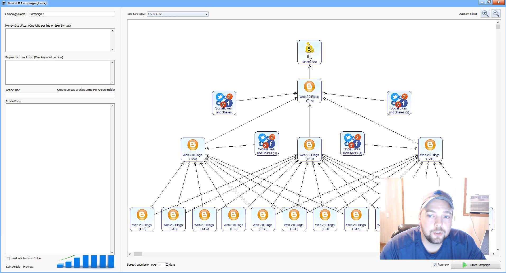 Money Robot Link Building Tool